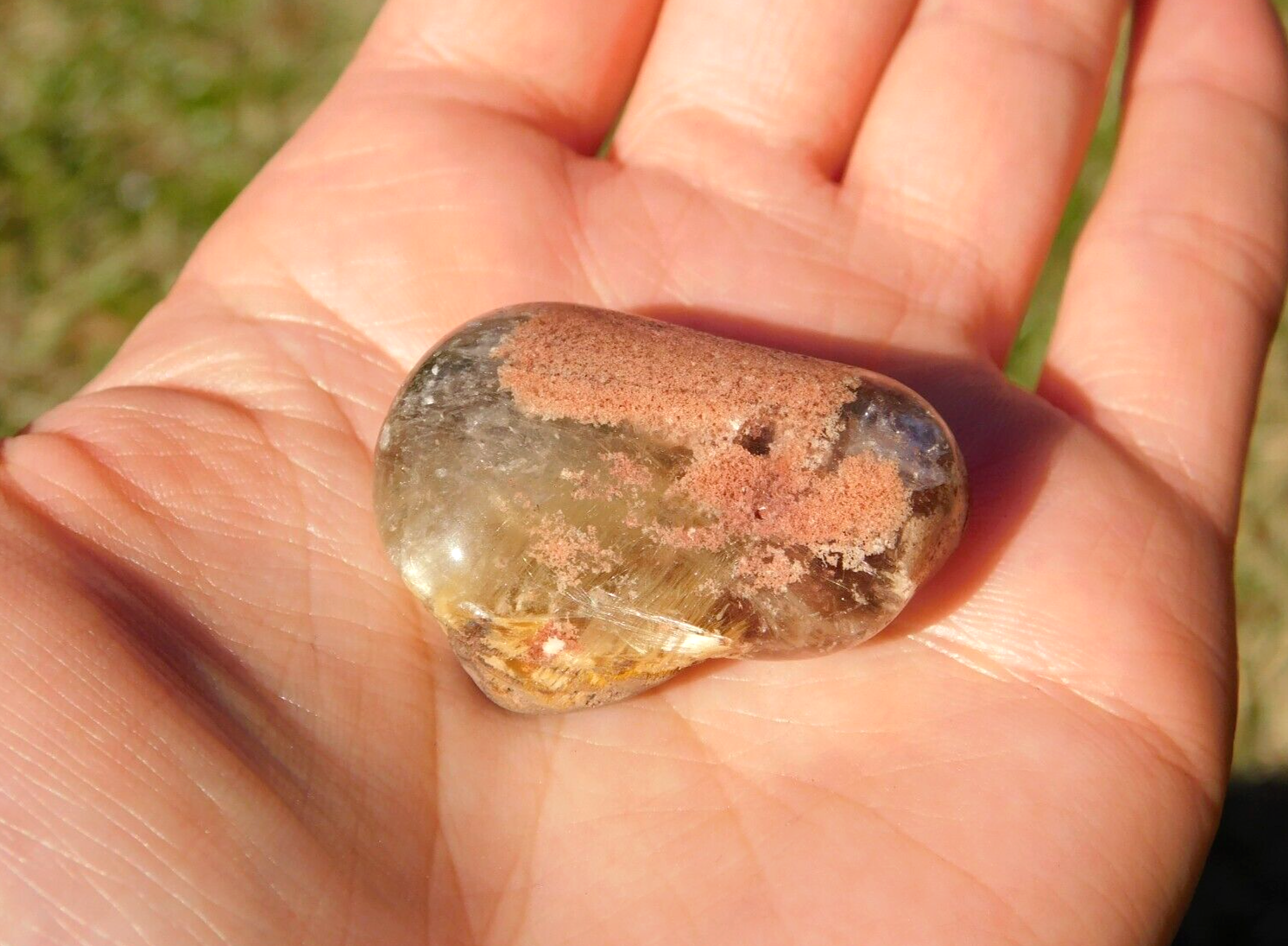 Primary image for Lodolite Scenic World Quartz Garden Crystal With Rare Gold Rutile Energy Healing