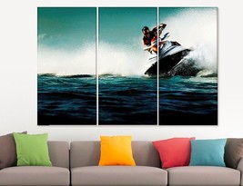 Water Sport Wall Art Extreme Sports Canvas Art Scooter Poster Home Decor Home Bo - £39.16 GBP