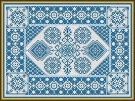 Antique Large Rug Monochrome circa 1891 Counted Cross Stitch Pattern PDF Format - £4.78 GBP
