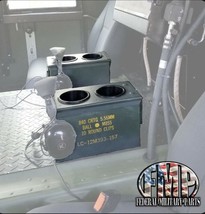 2 Military Humvee Large Size Ammo Can Cup Holder (4 Cups) Center Console (A) - £134.79 GBP