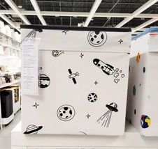 1 Ikea AFTONSPARV Storage Box fits Kallax Expedit Space Black/White New - $19.99