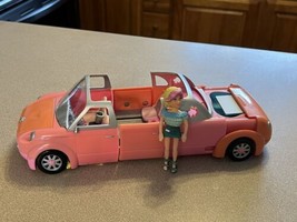 Polly Pocket 2002 Purple Stretch Limo/car Musical  Vehicle and doll WORKS - $19.75