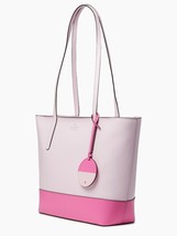 Kate Spade Briel Large Pink Smooth Leather Tote WKRU6708 NWT $329 Retail FS - £101.18 GBP