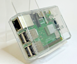 Raspberry Pi 3 Model B+ 2017 Vilros Clear Case With Cooling Fan Slot - $34.64