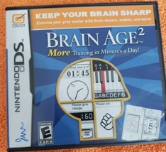 Brain Age 2: More Training in Minutes a Day (Nintendo DS, 2007) - £3.14 GBP