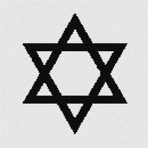 Pointseller Jewish Star Needlepoint Canvas - £39.34 GBP+