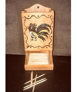 RoosterWare Wooden Match Or Toothpick Dispenser - $30.00