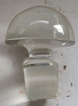 Vintage Large Round Crystal Bottle Decanter Replacement Stopper Top ONLY... - $352.39 MXN