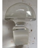 Vintage Large Round Crystal Bottle Decanter Replacement Stopper Top ONLY... - $352.39 MXN