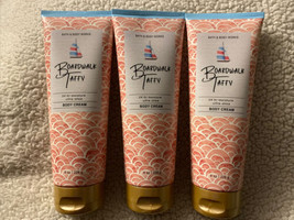 Bath &amp; Body Works BBW Boardwalk Taffy Ultra Shea Body Cream Set of 3 - £39.70 GBP