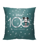 DISNEY 100 PLATINUM 100 Throw Pillow Featuring Mickey Mouse 100 Years of... - £29.16 GBP