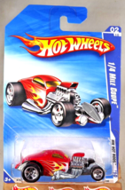 2010 Hot Wheels #140 HW Hot Rods 2/10 1/4 MILE COUPE Red w/Chrome 5 Spokes - $9.75