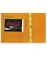 Medium Square Size Coca Cola ZERO LOGO Soda Vending Machine Flavor Strip - $5.47 CAD