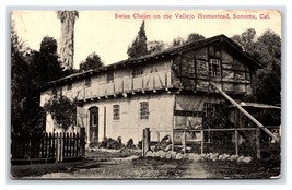 Svizzera Challet Vallejo Homestead Sonoma California Ca B&amp;w DB Cartolina W5 - £7.09 GBP