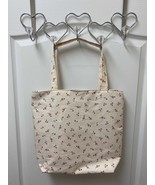 Handmade by PZQUILTS  Large Size Vines on Ivory Reversible Tote Bag - $21.95