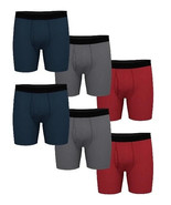 NEW Athletic Works 6 Pairs Mens 3XL Boxer Briefs DriWorks / Wicking / 6”... - $346.04 MXN