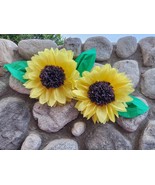 Large Sunflowers (Set of 2), Tissue Paper Flowers, Photo Wall Flowers Ba... - $18.00