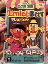 Vintage 1986 Sesame Street Ernie &amp; Bert Playhouse Colorforms - £9.46 GBP
