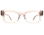 DKNY Eyeglasses Frames DK5021 265 Clear Pink Cat Eye Thick Rim 51-20-135 - $65.24