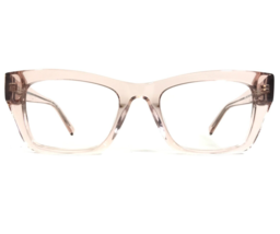 DKNY Eyeglasses Frames DK5021 265 Clear Pink Cat Eye Thick Rim 51-20-135 - £52.14 GBP
