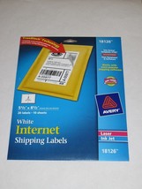 Avery Printable Shipping Labels, 5.5&quot; x 8.5&quot;, White, 20 Blank Mailing La... - €6,85 EUR