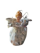 Vintage Trim-A-Home Angel Pig Tail Light Tree Top Christmas Tree Topper Light Up - £10.18 GBP