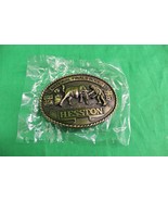 1981 HESSTON NFR (National Finals Rodeo) Western Belt Buckle NOS NEW - $11.19