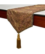 Shimmer Fest Gold - Gold Suede Decorative Table Runner - $54.51+