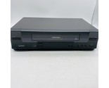 Toshiba w-512 Hi Fi Stereo 4 head VHS VCR with Remote, Cables &amp; HDMI Ada... - $156.78