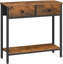 Hoobro 29.5&quot; Narrow Console Table With 2 Fabric Drawers, Small Entryway ... - $58.94