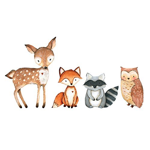 Primary image for Woodland Creatures Laptop Decal Collection