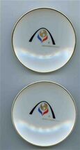 2 Host International Hotel Ceramic Plates Los Angels Airport California - $21.78