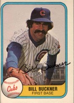 Bill Buckner Signed Autographed 1981 Fleer Baseball Card - Chicago Cubs - £15.65 GBP