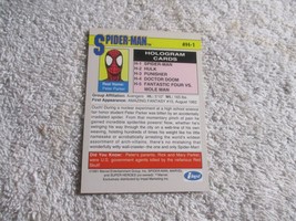 1990 Marvel Universe Hologram Card #MH5 - SPIDER MAN VS GREEN GOBLIN - $14.84