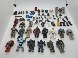 Lot of Miscellaneous Mega Bloks Construx Halo Mini-Figures Parts Accessories - $19.80