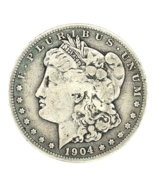 1904-S $1 Dollaro D&#39;Argento Morgan In Ottime Condizioni VG, Colore Naturale - $73.46