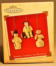 Hallmark - Burrton, Coldwell and Windfield - Set of 3 - Keepsake Ornament - £14.70 GBP