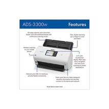 ADS-3300W Brother Wireless HIGH-SPEED Desktop Scanner - £316.37 GBP