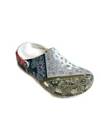 CROCS Classic Bandana Slip On Clogs Mens Size 11 Shoes Red White Blue Green - £42.58 GBP