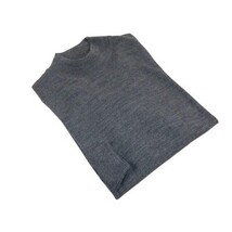 Men PRINCELY Italian Wool Blend Pullover Mock Slim 84001-00 Basti Dark Gray 114 image 6
