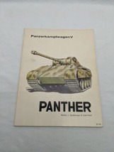 PanzerkampfwagenV Panther Walter J Spielberger And Uwe Feist Book - £38.76 GBP