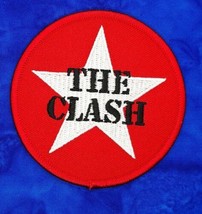 The Clash Round Logo Iron On Sew On Embroidered Patch 3&quot;X 3&quot; - £5.31 GBP