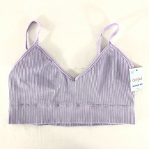 Cat &amp; Jack Girls Seamless bra Ribbed Purple Size M - £3.13 GBP