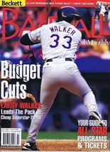 Larry Walker Signed 1995 Beckett Baseball Full Magazine Rockies - £38.94 GBP