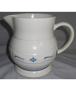 Longaberger CLASSIC BLUE WOVEN TRADITIONS 64 oz Water Pitcher #1 - $29.69