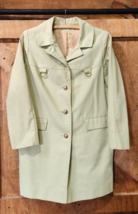 Vintage Dee Dee Deb Elegant Green Pea Coat Womens Union Made USA Size S/M - $34.99