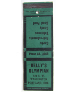 Kelly&#39;s Olympian - Portland, Oregon Restaurant 20 Strike Matchbook Cover OR - £1.38 GBP
