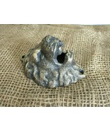 CAST IRON LION HEAD DECOR PIECE ORNAMENT DOOR ENTRY WAY GOOD LUCK BLACK ... - $19.04 CAD