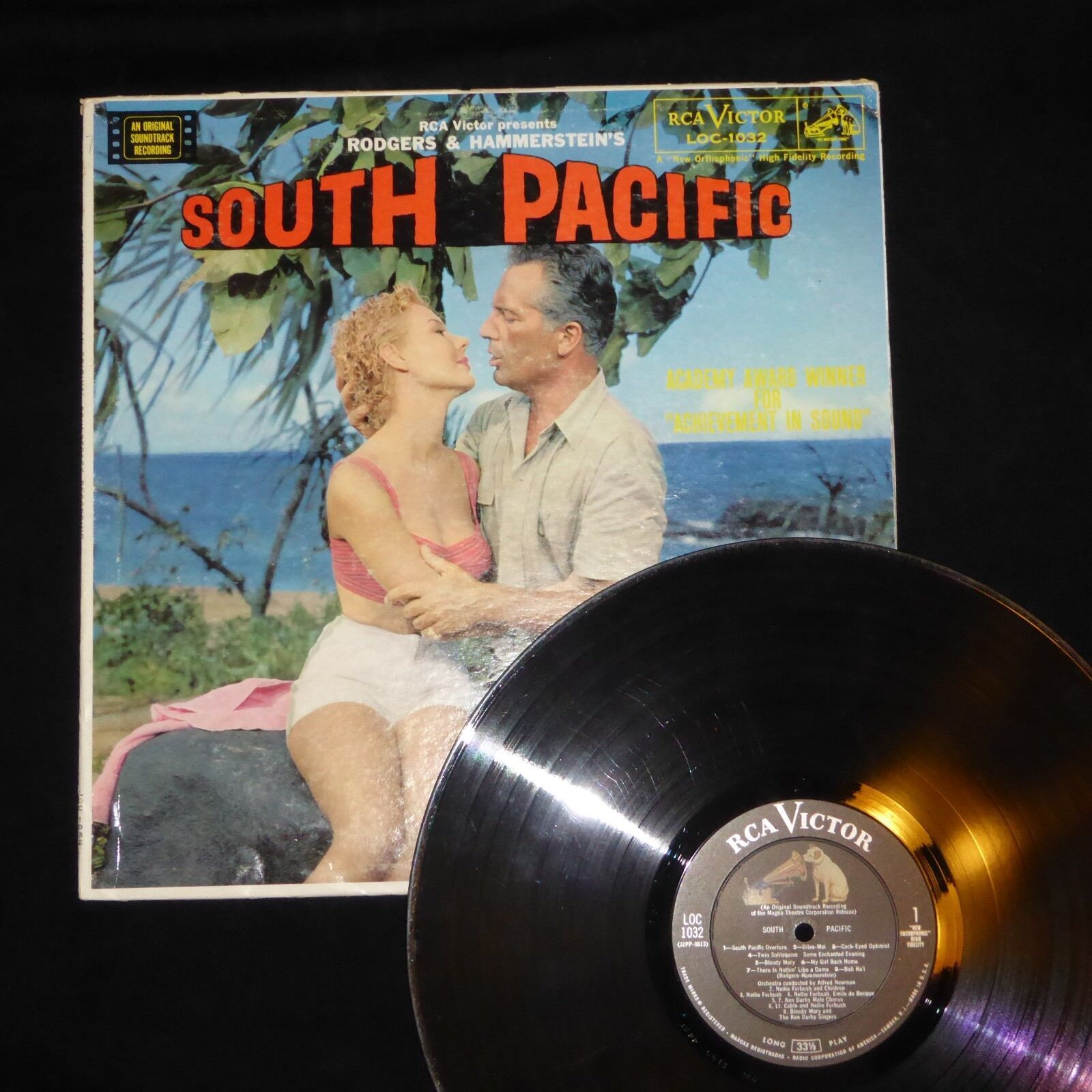 Primary image for South Pacific Soundtrack 1958 LP LOC 1032 Vintage Vinyl LP RCA Record Album
