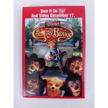 Disney&#39;s Country Bears VHS &amp; DVD Movie Promo Pin Button - $8.42